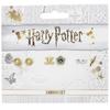 Harry Potter Stud Earring Set Time Turner, Chocolate Frog, Glasses & Lightning Bolt