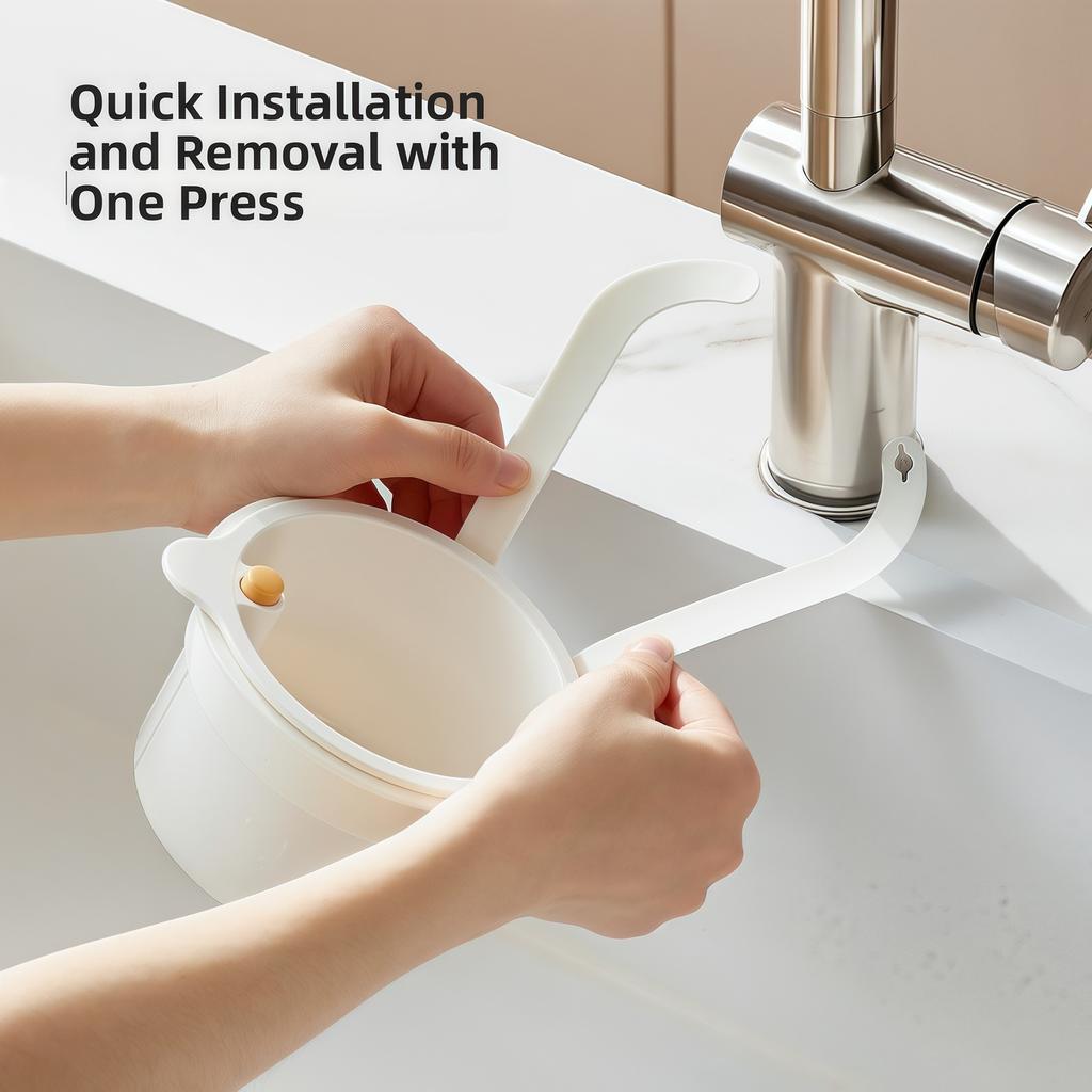 Креативная регулируемая подвесная корзина для слива в раковину для дома, кухни, раковины, сепаратор пищевых отходов, фильтр и корзина для слива воды при мытье фруктов