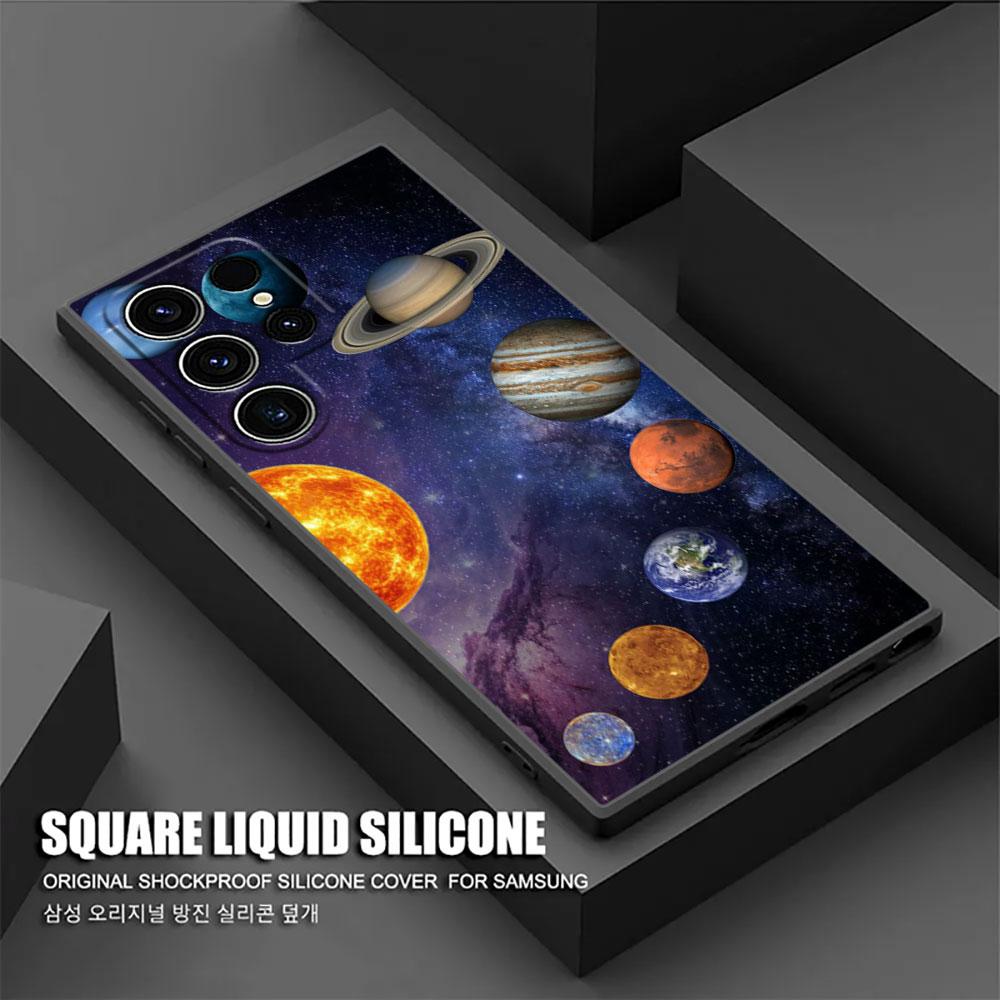 Чехол Sky Space planet Moon Stars Universe S26Ultra для Samsung Galaxy S26 S25 S24 S23 S20 S21 FE S22 Ultra Plus Мягкая Защитная Крышка для Телефона