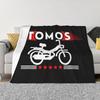 Плед для мопеда Tomos Мягкий теплый фланелевый плед Покрывало для кровати Гостиной Пикника Путешествий Домашнего дивана