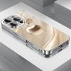 Креативный золотой кристалл с рисунком яблока для чехла телефона Apple для iPhone 17Air 11 12 13 14 15 16 17 Pro Max Plus 16E Защитное закаленное стекло
