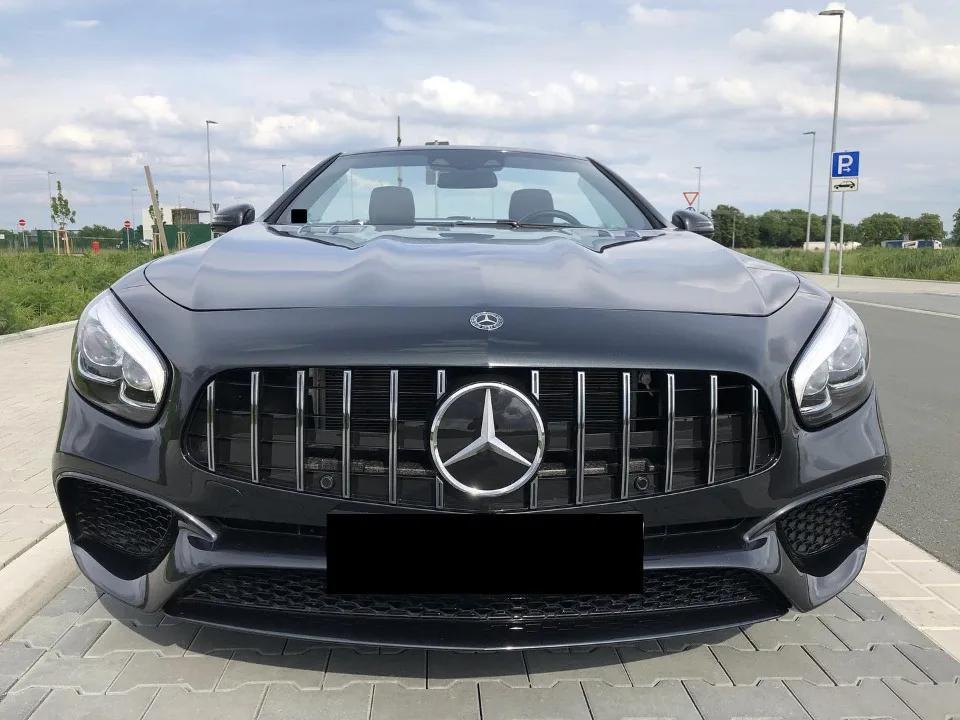 XTRL1 3D Front Grille Star Emblems Logo For Mercedes Benz C W205 A W177 S W217 SL CLA CLS GLA GLB Car Accessories