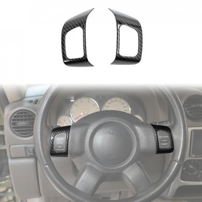 Накладка-рамка на руль из углеродного волокна для интерьера Jeep Liberty 1999-2007