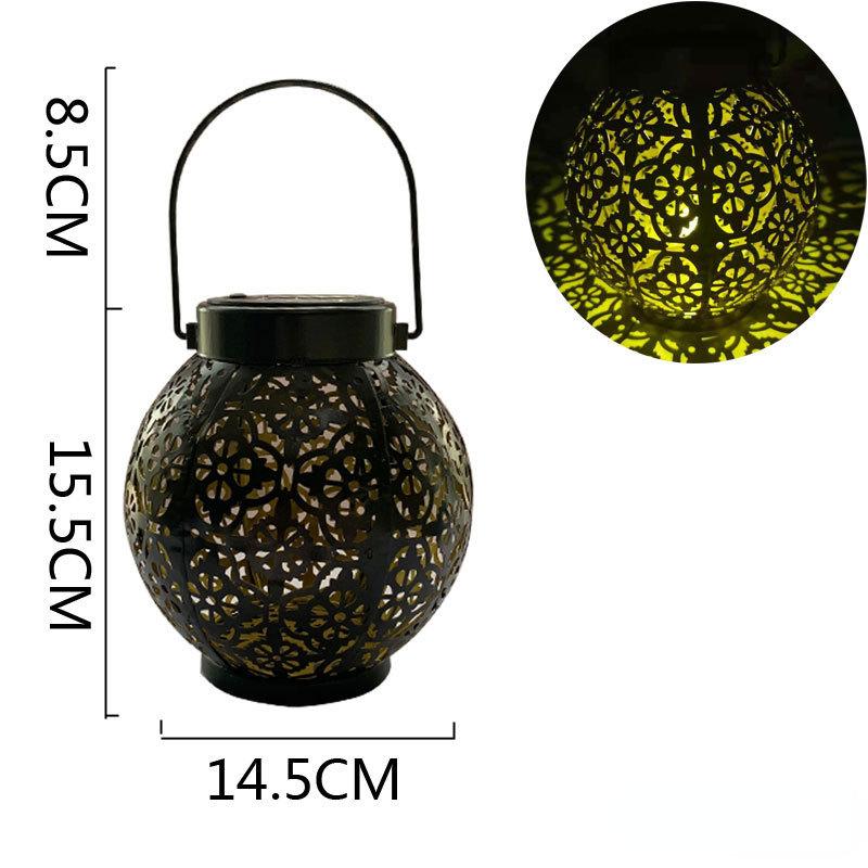 Открытый Утюг Искусство Солнечный Свет Кемпинг Газон Пейзаж Свет Украшения Ручной Фонарь Воздушная Проекция Свет Открытый Кемпинг Украшения