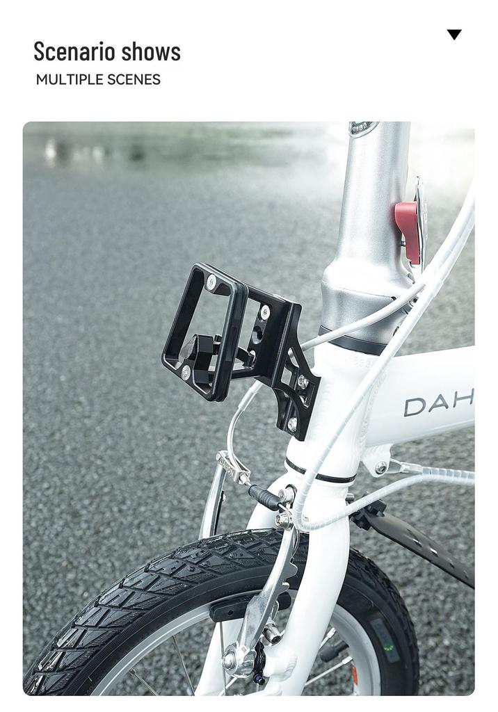 SUKOU Front Bag Conversion Seat for Dahon Folding Bike Pig Nose Bracket Handlebar