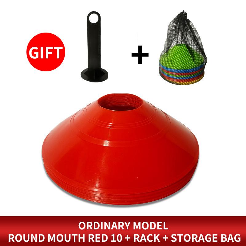 10 шт., набор конусов, футбольное тренировочное оборудование для детей, дисковые конусы, упражнения на ловкость, препятствия, избегающие спортивных тренировок, аксессуары