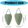 Large Crochet Wasp Nest Decoy Faux Hanging Fake Hornet Nest Wasp Intimidate for Outdoor Garden Yard Camping Eaves