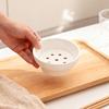 Ceramic Dipping Sauce Bowl Creative Double-layer Filter Soup Bowl Hot Pot Drip Oil Bowl  Home