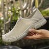 Мужские дышащие повседневные кроссовки с отверстиями, уличные повседневные сандалии, обувь для хайкинга, лето