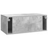 Wall Mounted TV Cabinet Concrete Grey 78.5 x 41 x 30 cm