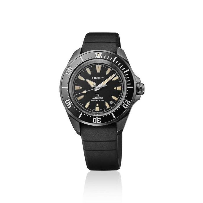 Мужские часы Seiko Prospex SBDY133 Японские Механические Автоматические (с ручным заводом) Дайверские часы 200м Водонепроницаемые для подводного плавания Полностью черные (