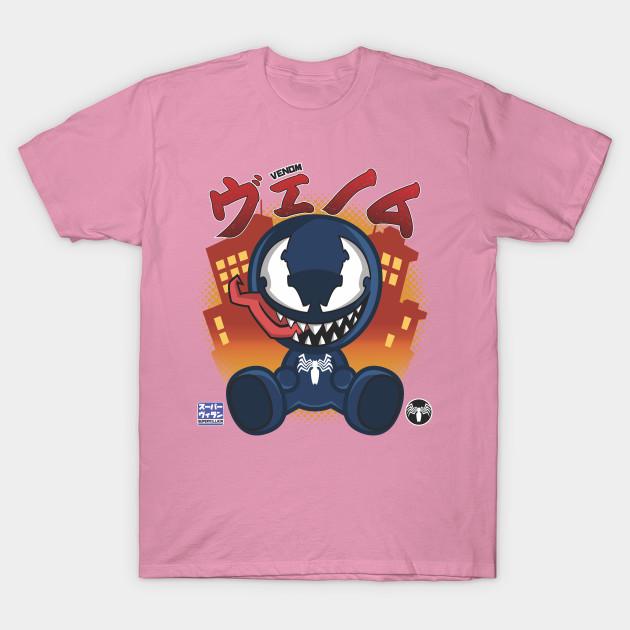Футболка женская Venom Chibi Harajuku Print Kawaii футболка летняя женская футболка с коротким рукавом топ футболка