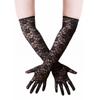 Mesh Rock Gloves Lace Sunscreen Gloves Sexy Long Black Gloves Halloween