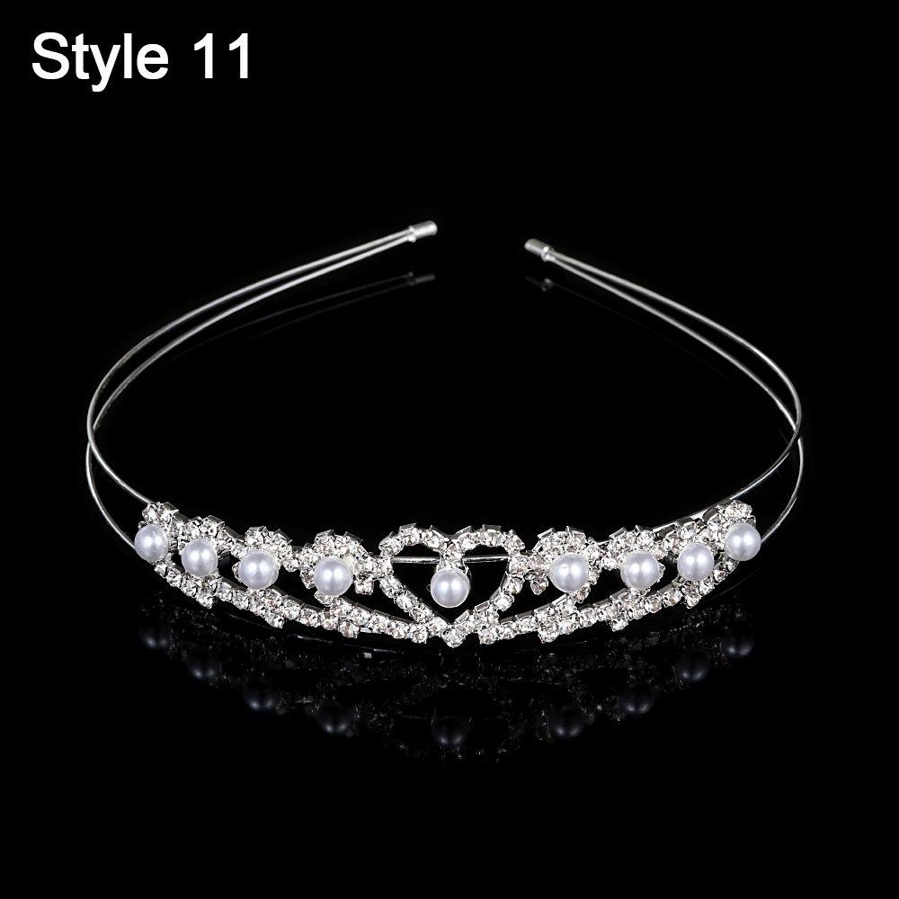 Girls Wedding Party Headdress Crown Headbands Fashion Hair Accessories Princess Tiara Headpieces