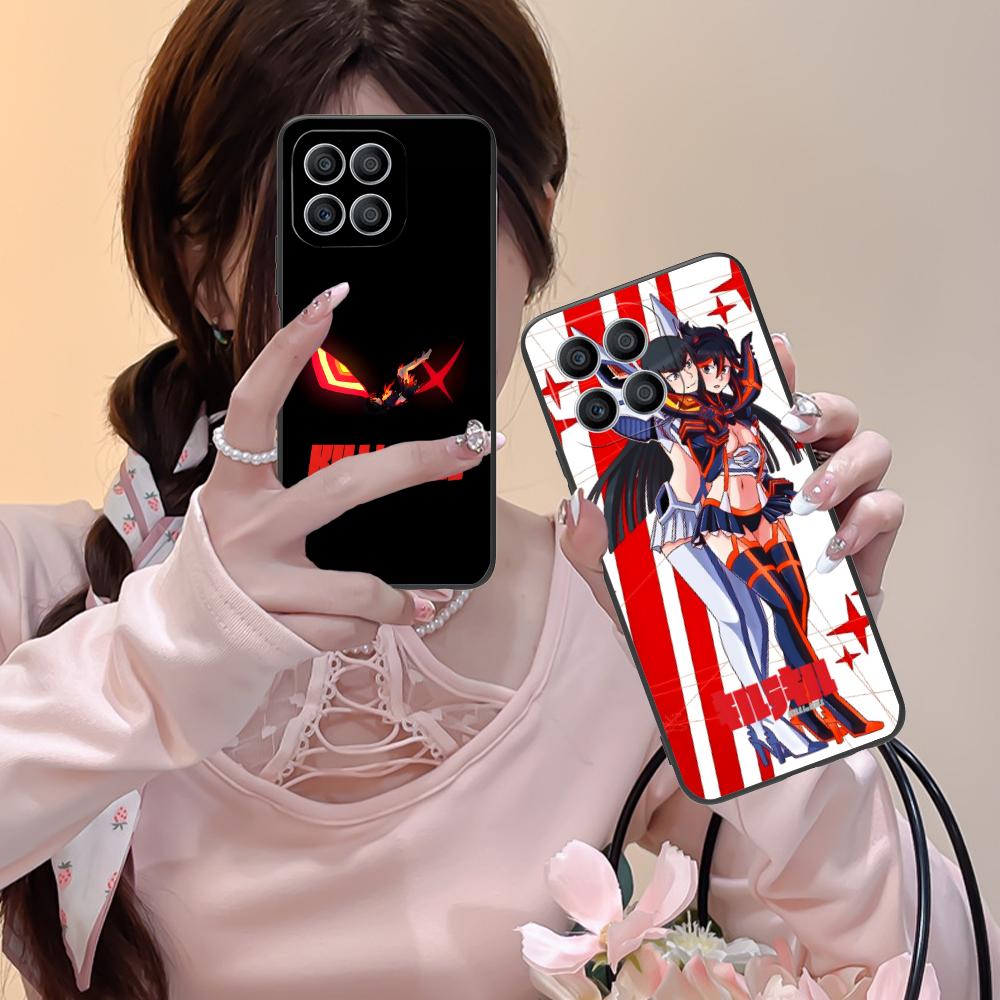 Чехол для телефона La Kill Ryuko Matoi для Honor 90 80 70 60 50 30 20 10 9 8 7 Pro S SE Lite 5G Черный Чехол для смартфона