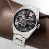ORIENT STAR автоматические часы современные скелетонированные механические сделано в Японии 2 года гарантии отечественного производителя Open Heart Grey [Orient Star] RK-AV0005N