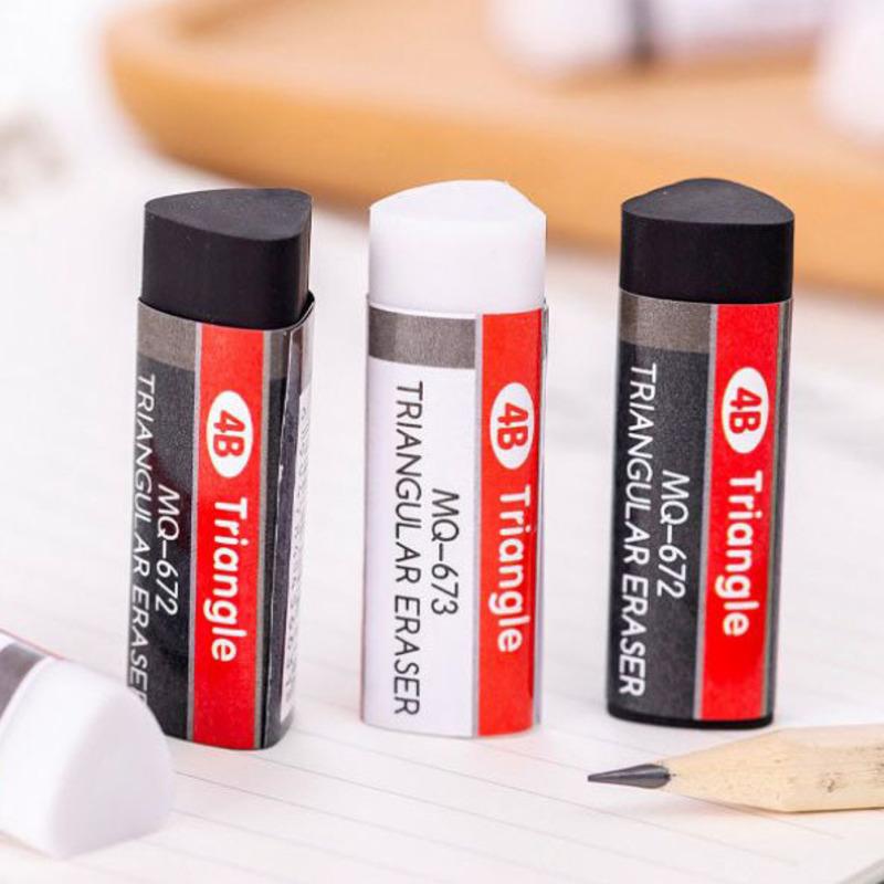 1 шт. канцелярские товары 4B треугольные ластики резиновый ластик