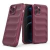 Premium Burgundy FlexArmor Case for iPhone 12 Pro - Heavy Duty Protection by Hurtel