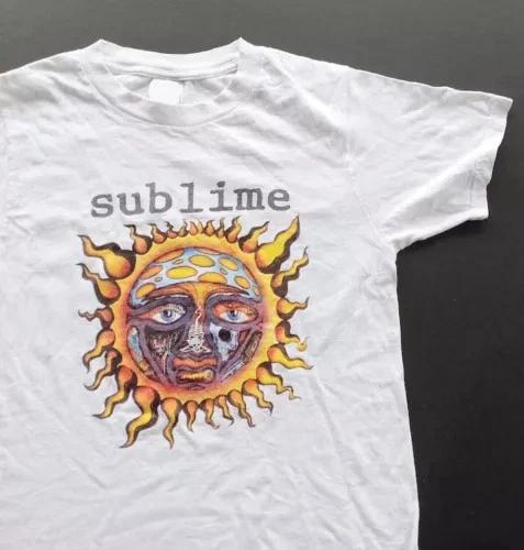 Футболка группы Sublime 90-х, Skunk Records, перепечатка, двусторонняя.webp