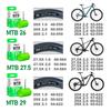 Сверхлегкая MTB 29 дюймов Велосипедная TPU Покрышка 45 мм Камера для горного велосипеда Металлический Французский клапан Presta Защита от окисления CYCLAMI