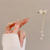 High-End Retro Chinese Tassel Hairpin for Women - Versatile Alloy Hair Clip for Elegant Updos