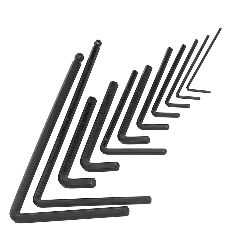 Набор шестигранных ключей 11 шт. Регулируемый инструмент для гитары Металлические крепежные инструменты M02668