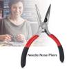 Long Nose Pliers Needle Nose Pliers Double Color Handle Wire Cutting Tool