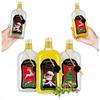 CHRISTMAS CLASSIC 500ml PREMIUM DECORATED glass bottle for liqueurs