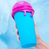 Ice Cream Shape Squeeze Cup with Straw Spoon Smoothies Cup DIY Smoothies Making Cup  Summer