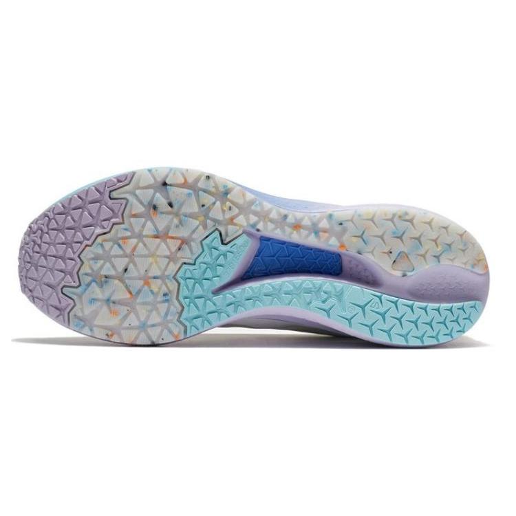 Li Ning Red Hare 5 Износостойкие Дышащие Низкие Беговые Кроссовки Женские Mist White ARMT048-1