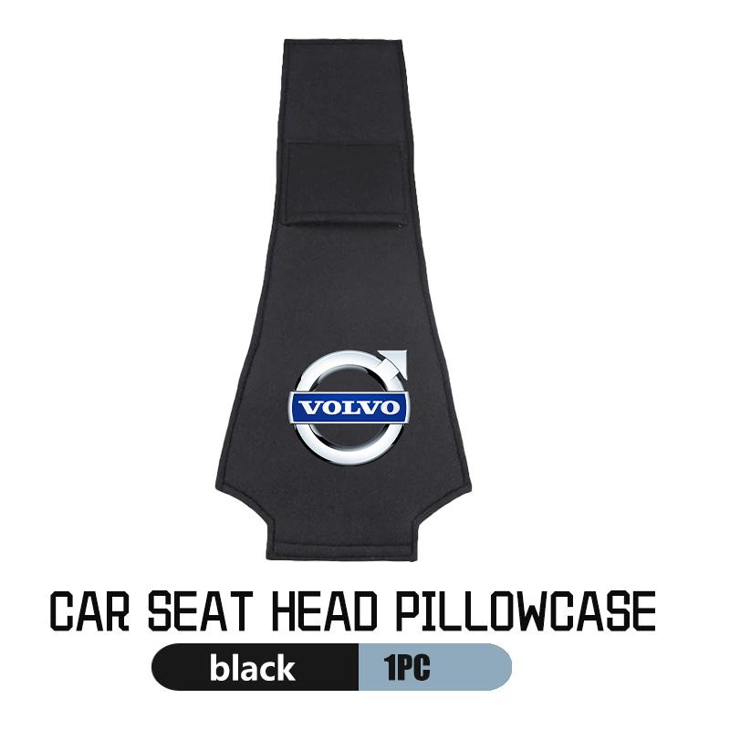 For Volvo Car Headrest Pillow Cover Wear-Resistant Auto Accessories V50 S60 XC60 S40 XC40 XC90 V70 XC70 C30 V40 V60