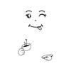 Smile Face Kitchen & Dining Gadget Fridge Sticker Home Decor Refrigerator Decal Wallpaper