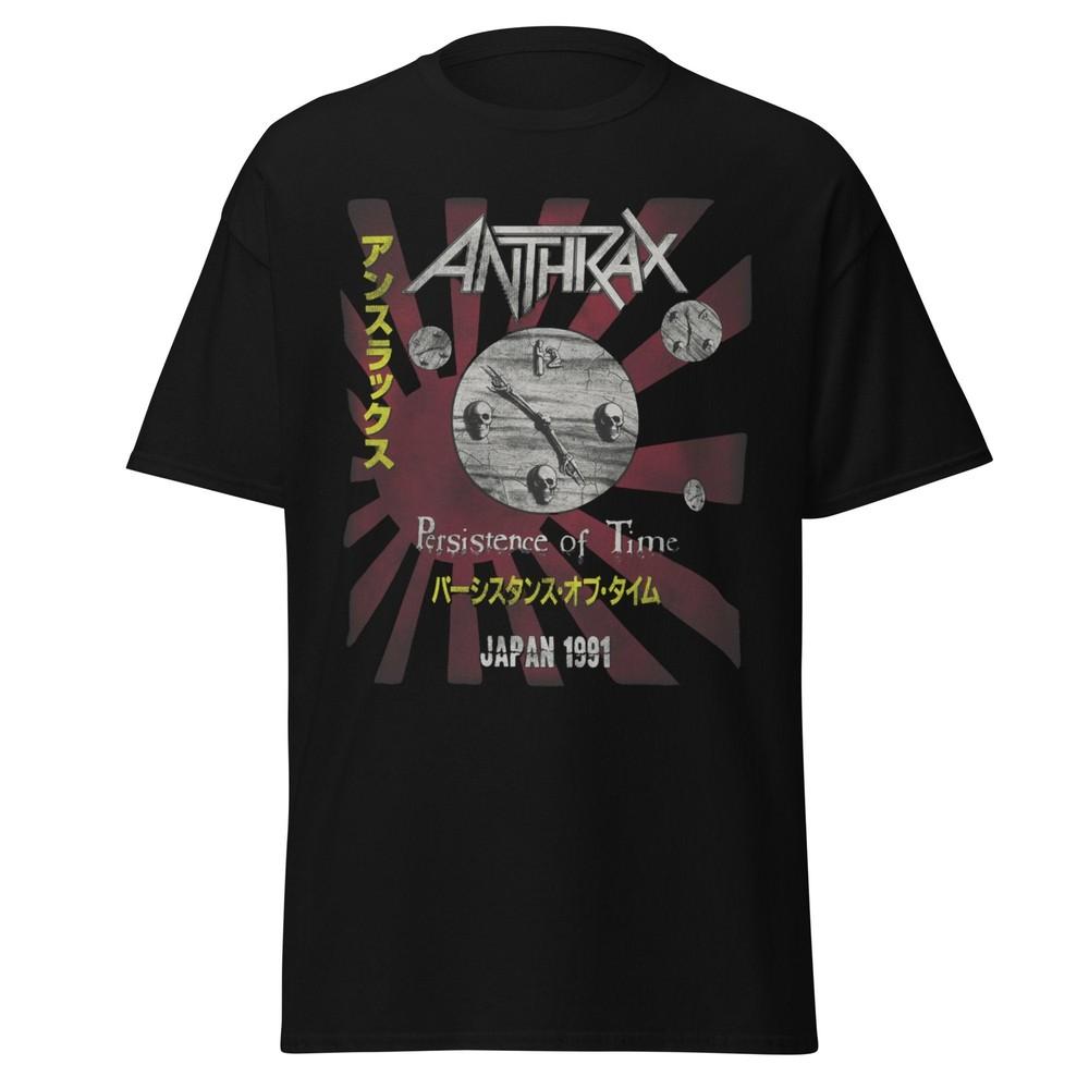 Stakes AnthraxJapan 91 Tour Jumbo Print T-Shirt T-Shirt Blk New Unisex T-Shirt