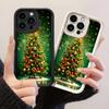 JT164 Новогоднее освещение для iPhone 17 16 15 14 Pro Max Samsung S26 S25 Ultra A17 A16 A07 A56 A06 Xiaomi 15T Redmi 15c 14C Note 14 Мягкий чехол из ТПУ