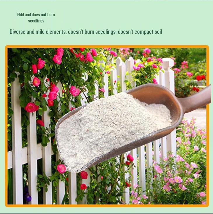 Organic Bone Meal Fertilizer for Flowers & Succulents - Promotes Growth & Health
