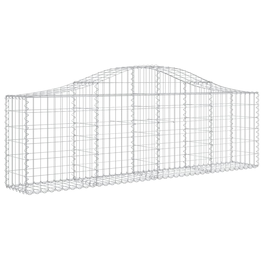 Arch Top Gabion Basket 200 x 30 x 60 80 cm Galvanized Steel