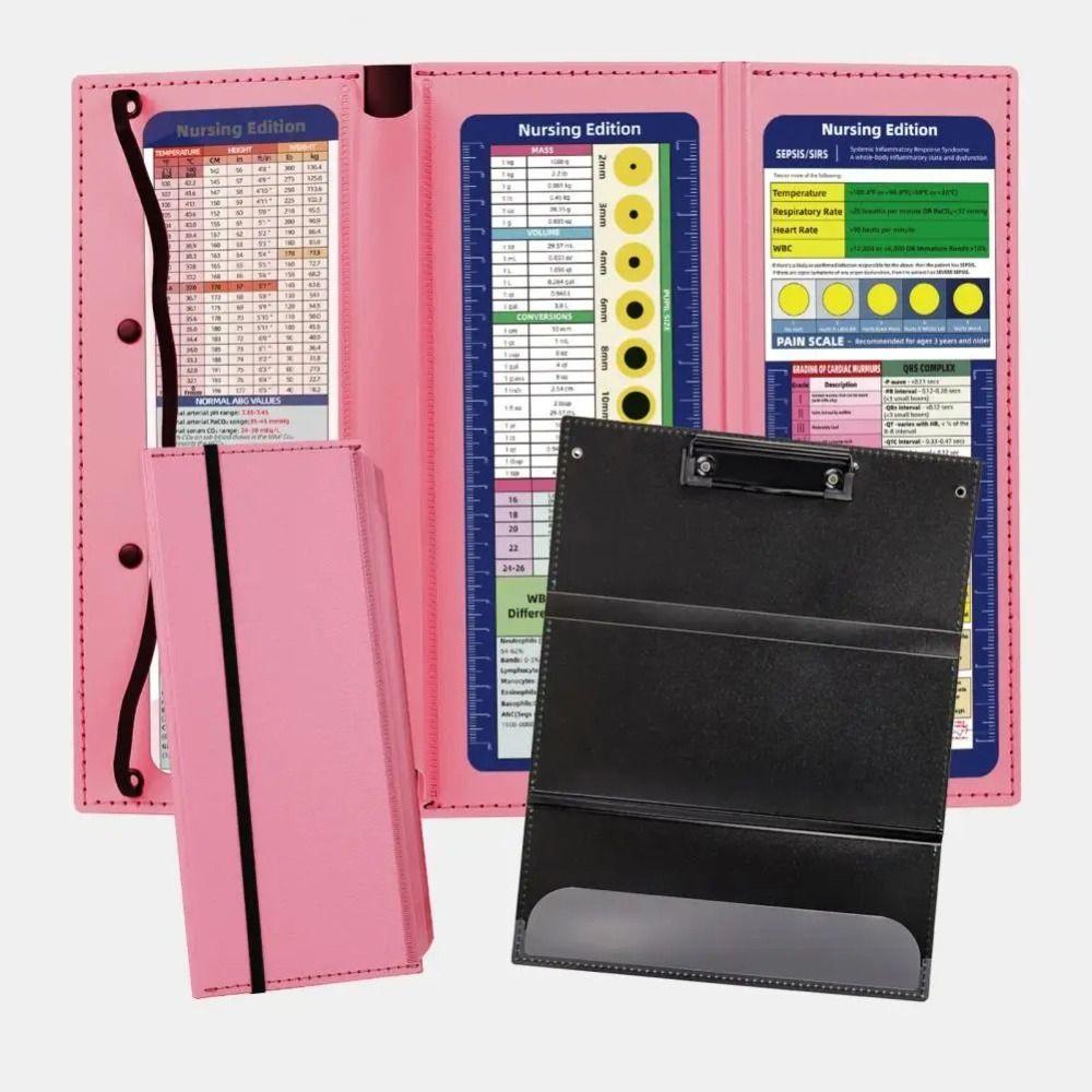 Foldable Nursing Clipboard with Clip A4 File Board Clip Clip Sheets Writing Pad  Students
