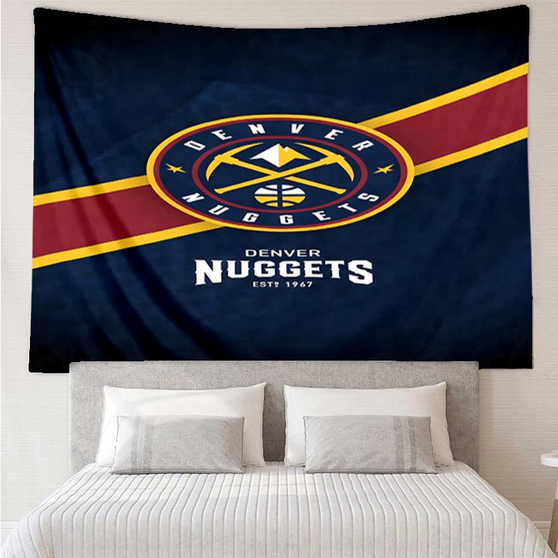 Nuggets Logo Art Quick-Dry Tapestry Hanging for Bedroom,Livingroom, Playroom,Decor Art Room Wall Tapestry Holiday and Birthday Gifts