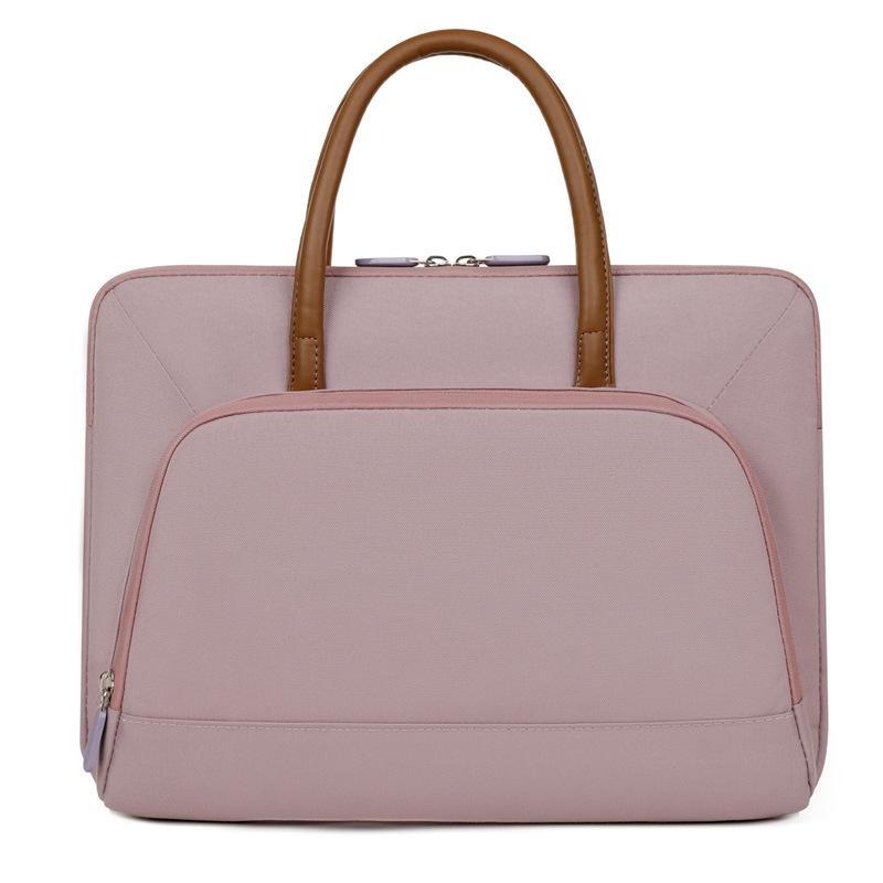 TS JYL laptop bag,Simple Laptop Handbag Women Custom Logo Notebook Business Briefcase