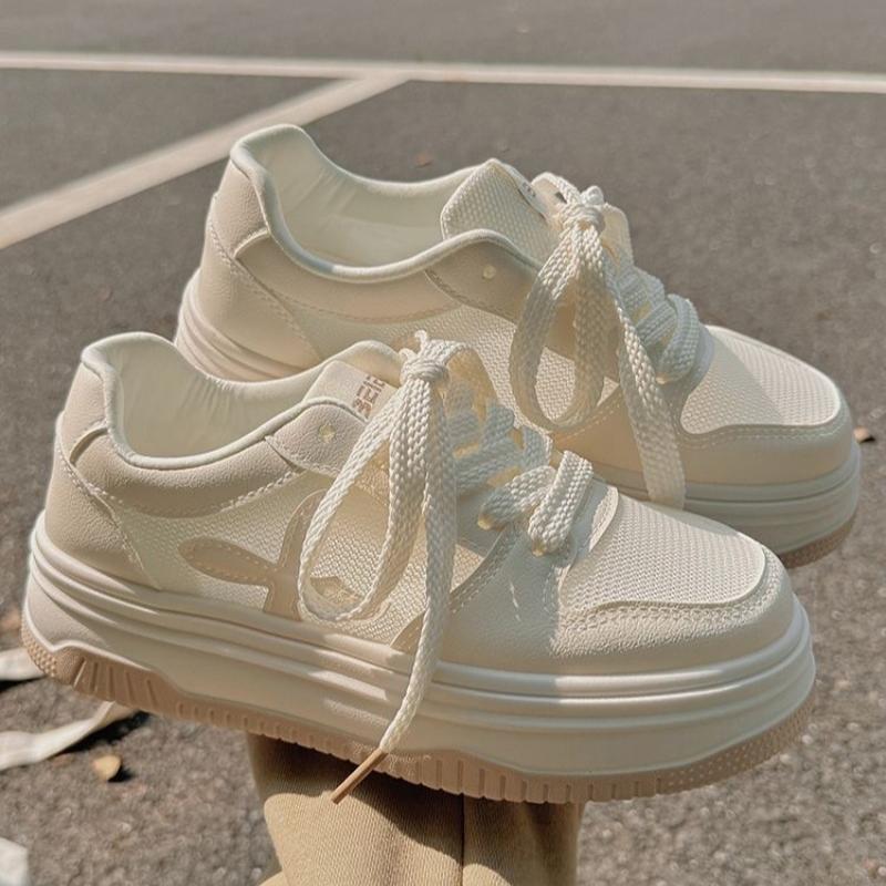 Модные спортивные туфли на толстой подошве японские повседневные парусиновые 2024 новые женские спортивные туфли на толстой подошве вулканизированные кроссовки для бега и тенниса