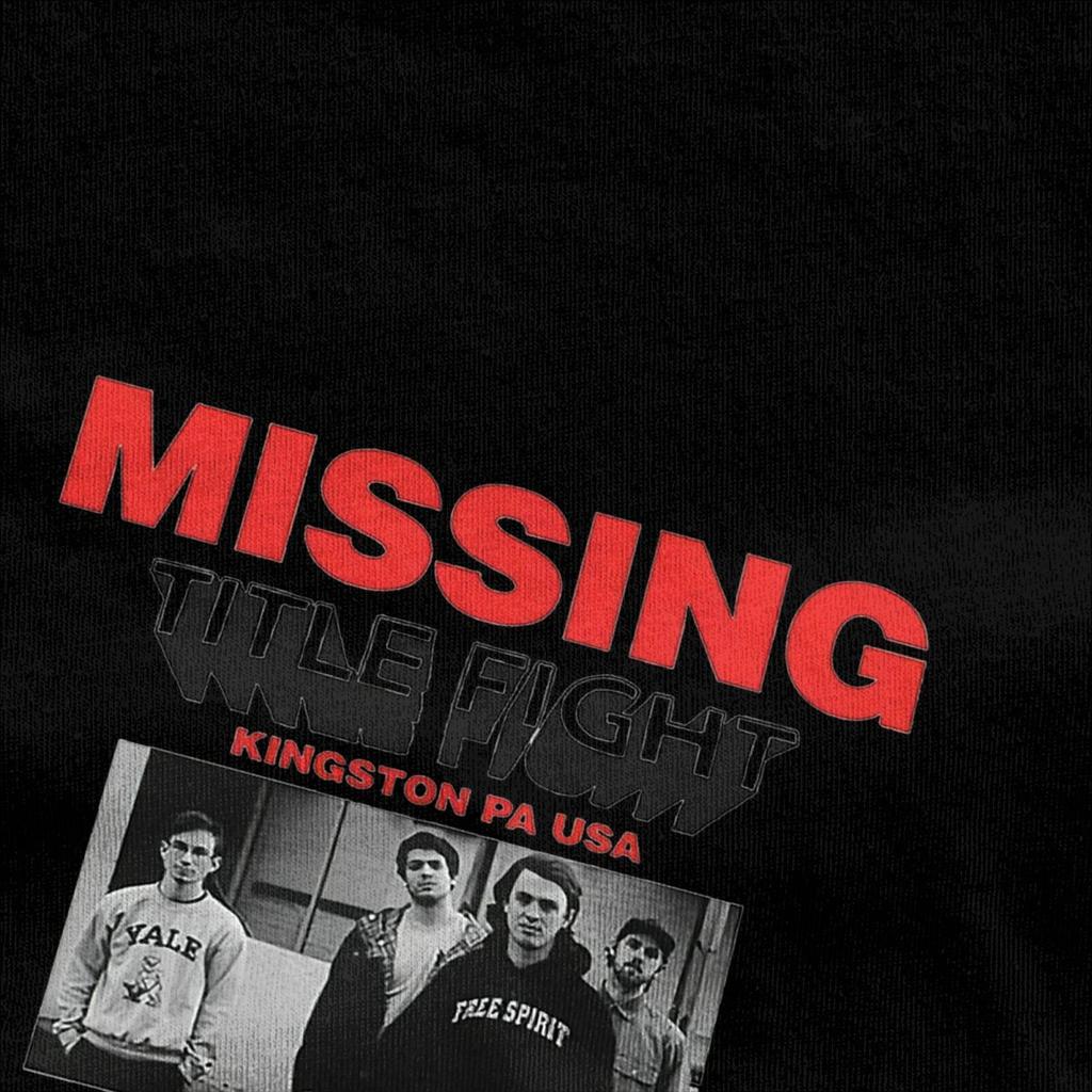 Футболка Title Fight Band Floral Green с недостающими аксессуарами для мужчин и женщин, повседневная хлопковая футболка с графическим принтом