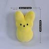 6 Цветов Peeps Плюшевый Кролик Кролик Peeps Пасха Идеальные Игрушки Наполнители для Подарочных Пакетов Карнавальные Призы Ассортимент Пасхальное Яйцо Декор для Вечеринки