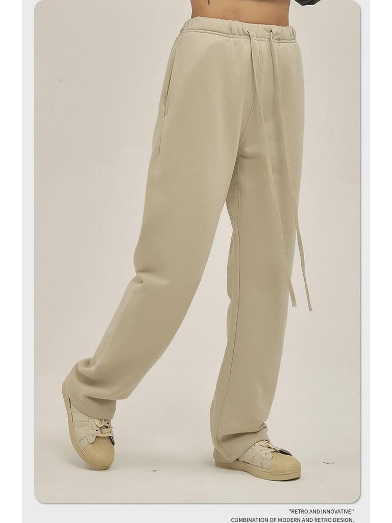 ARTIE Men's 2024 Velvet Drawstring Wide-Leg Trousers - Smith Street Fashion Style