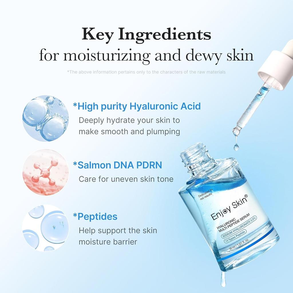 PDRN Salmon DNA Serum, Brighten Dull Skin, Nourishing Moisturizing