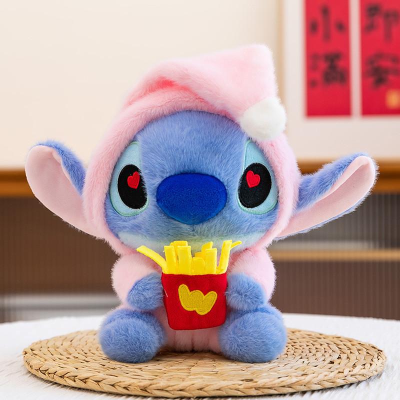 Cute Stitch Christmas And Musical Instrument Series Plush Doll Children Toy For Kids Holiday Gifts