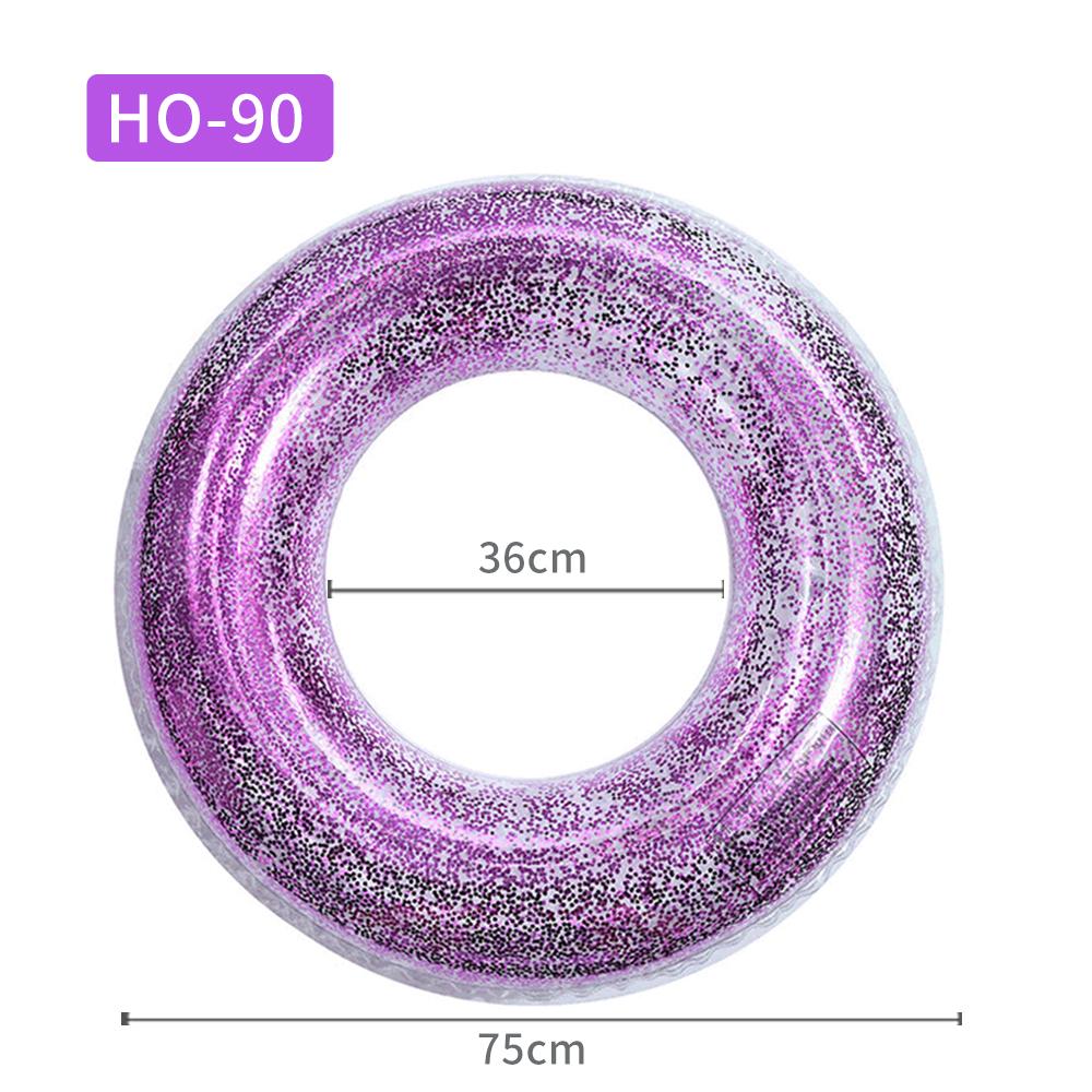 Прозрачный блестящий бассейн, кольцо для плавания, надувная трубка для взрослых и детей, гигантский поплавок для мальчиков и девочек, водная забавная игрушка, круги для плавания