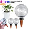 1-10PCS Self Watering Planter Balls 500ml Automatic Watering Globes Household Garden Potted Plants Flower Drip Irrigation System