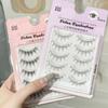 DIY Fake Eyelashes Curled Full Strip Fake Lashes Soft Black False Eyelashes  Makeup