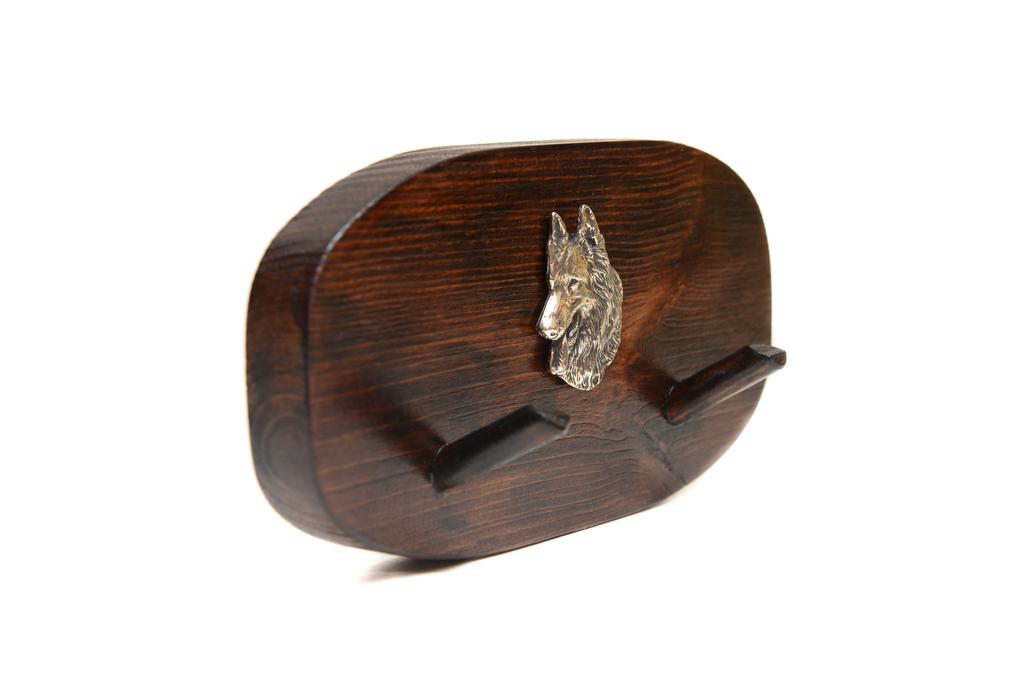 Belgian Shepherd Dog, Belgian Sheepdog - accessory rack, dog medal rack, key hooks by Art-Dog