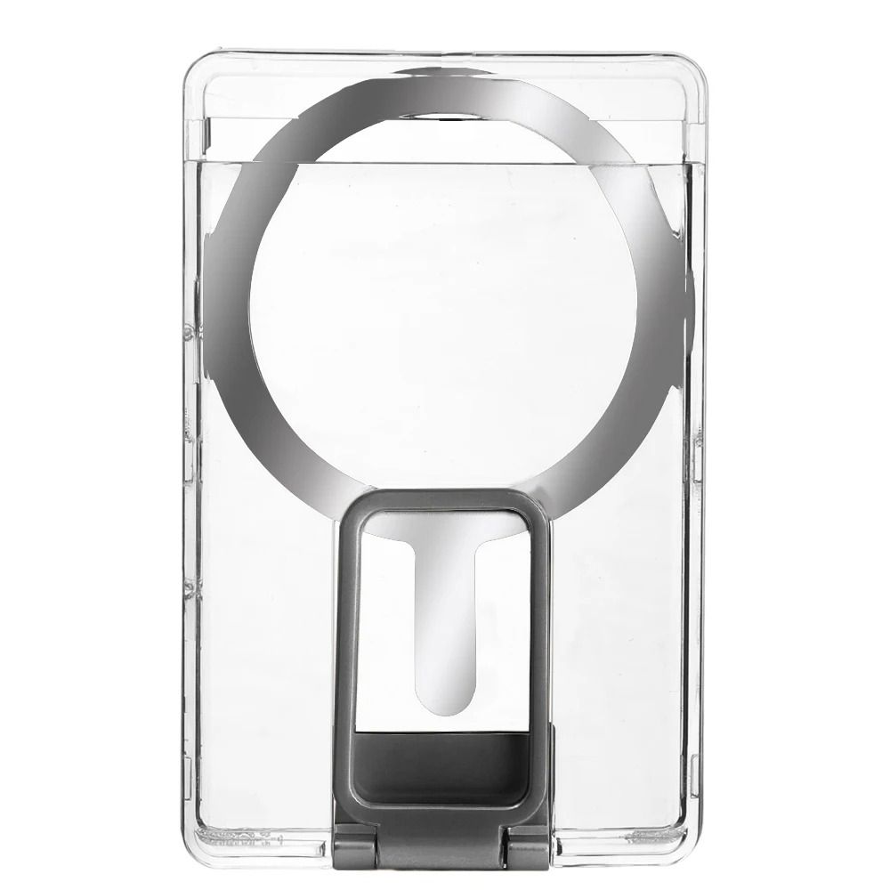 Card Case Card Bag Transparent Phone Kickstand for Apple Magsafe for iPhone 15 14 13 12